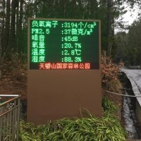 LED大屏幕負(fù)氧離子監(jiān)測顯示儀