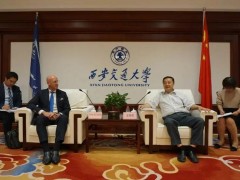 賽默飛世爾ThermoFisher Scientific中國(guó)區(qū)總裁艾禮德訪(fǎng)問(wèn)西安交通大學(xué)